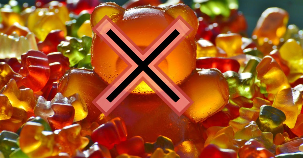 gummy bear junk food